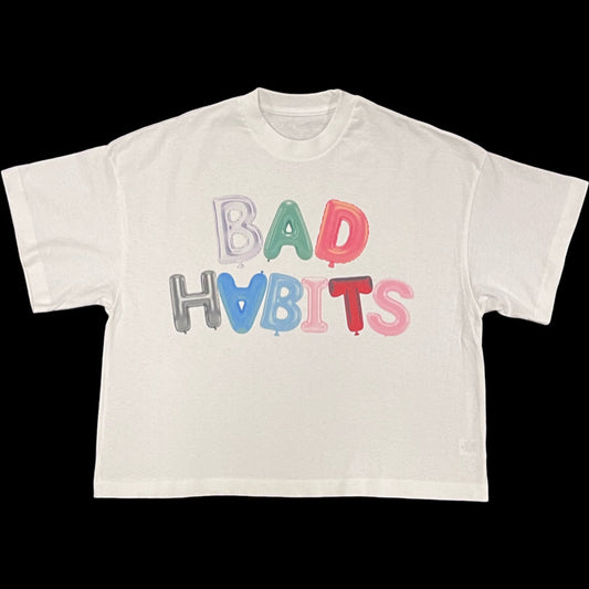 Bad habits balloon Cropped T-Shirt