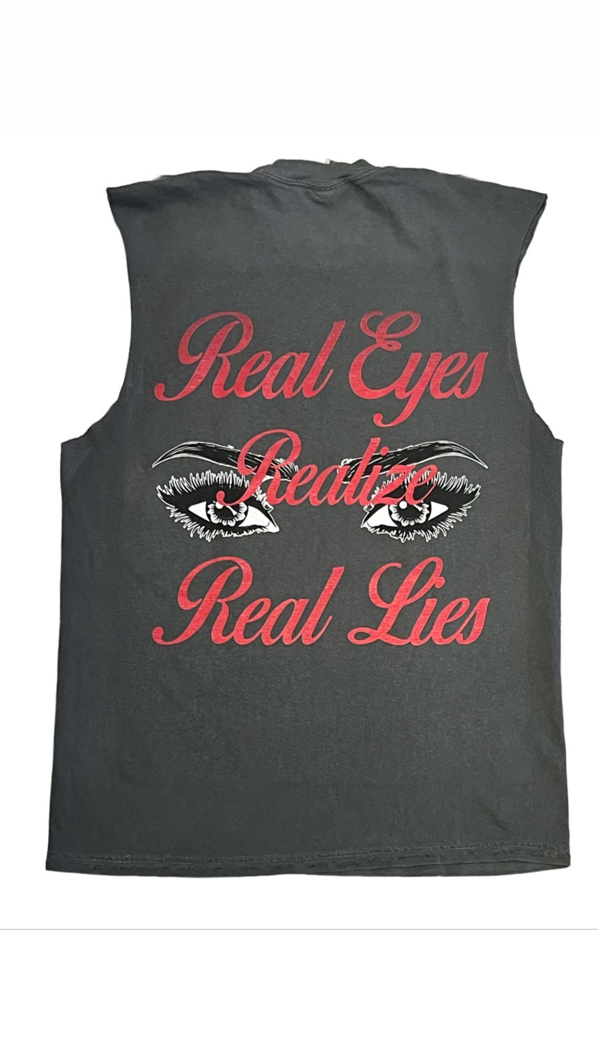 Unisex Real Eyes Cutoff Shirt